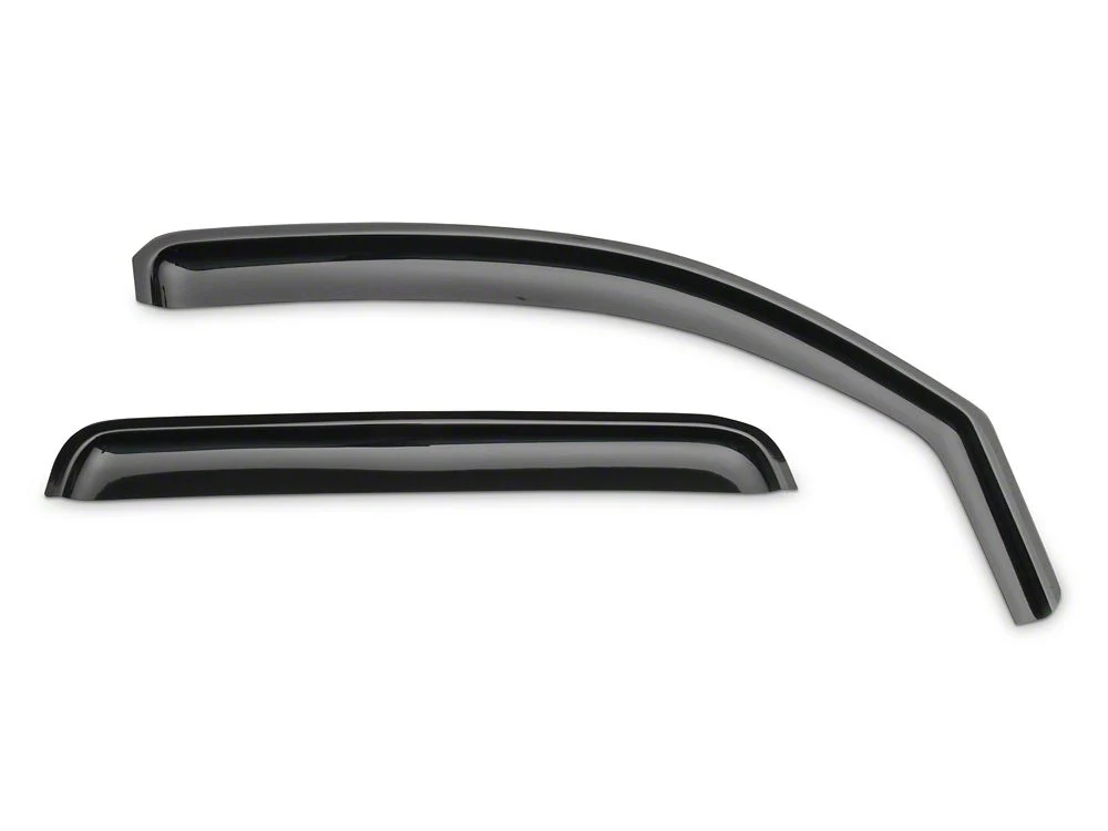 RedRock In-Channel Window Deflectors; Front and Rear; Smoke (05-15 Tacoma Double Cab) - Image 5