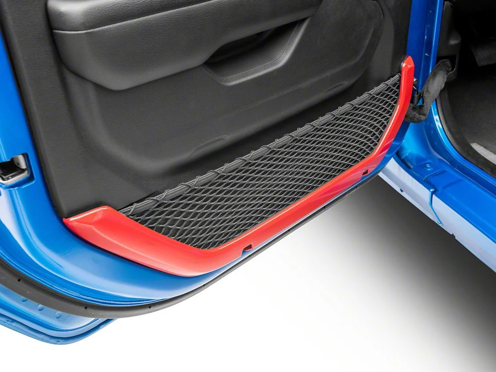 RedRock Inner Door Trim Set; Red (20-25 Jeep Gladiator JT) - Image 4