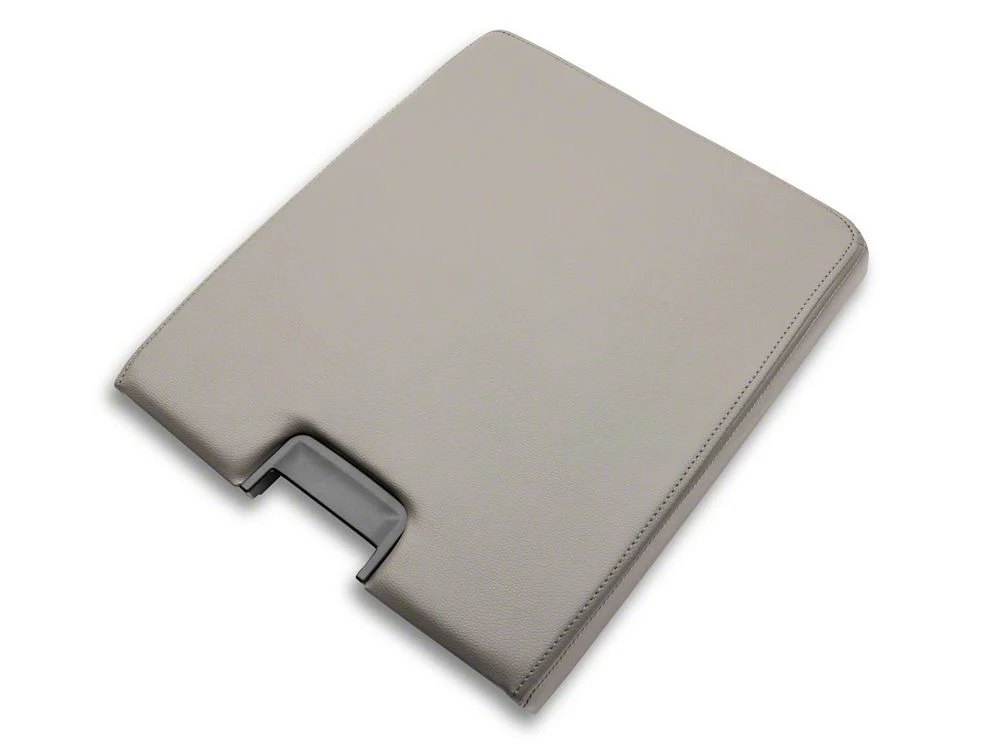 RedRock Leather Center Console Lid; Gray (07-14 Sierra 3500 HD) - Image 5