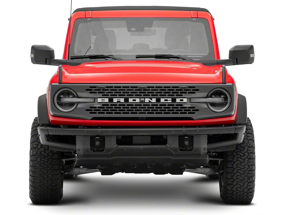 RedRock LED Grille Lighting; Smoked (21-25 Bronco Badlands, Everglades, Wildtrack) - Image 11