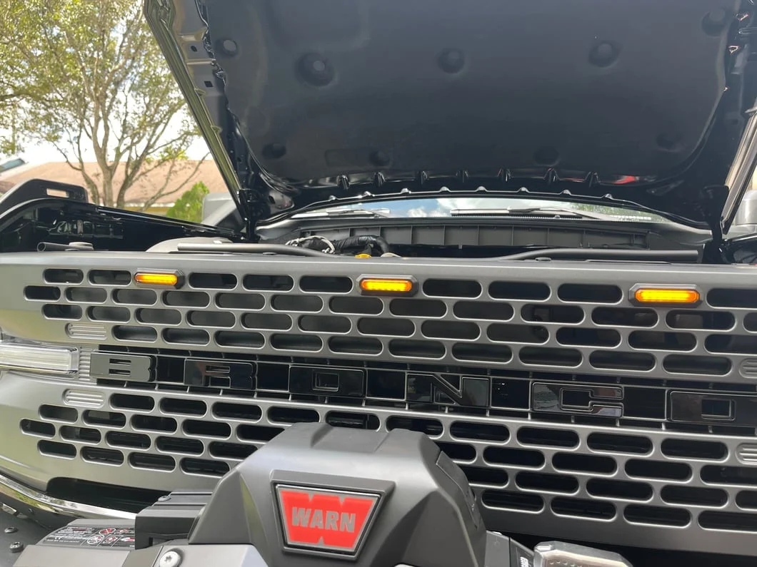 RedRock LED Grille Lighting; Smoked (21-25 Bronco Badlands, Everglades, Wildtrack) - Image 15