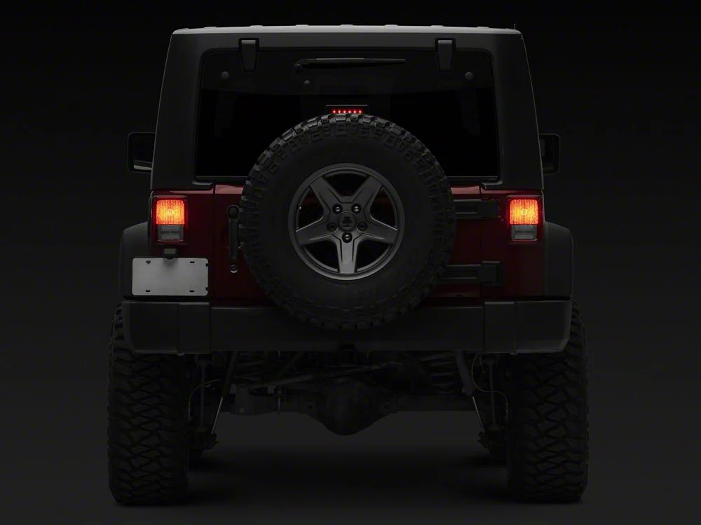 RedRock LED Third Brake Light; Smoked (07-18 Jeep Wrangler JK) - Image 7