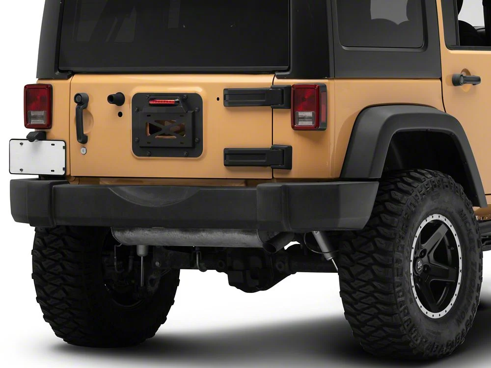 RedRock License Plate Relocation Kit w/LED Third Brake Light (07-18 Jeep Wrangler JK) - Image 11