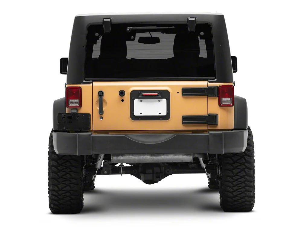 RedRock License Plate Relocation Kit w/LED Third Brake Light (07-18 Jeep Wrangler JK) - Image 12