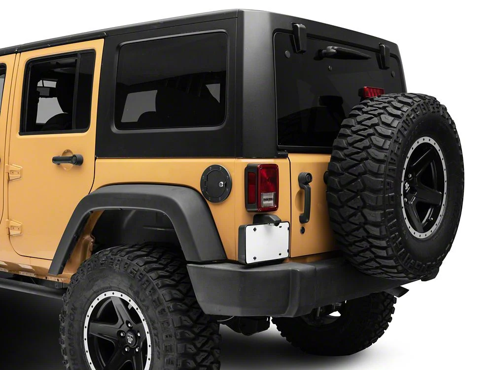 RedRock Locking Aluminum Fuel Door Cover (07-18 Jeep Wrangler JK) - Image 3