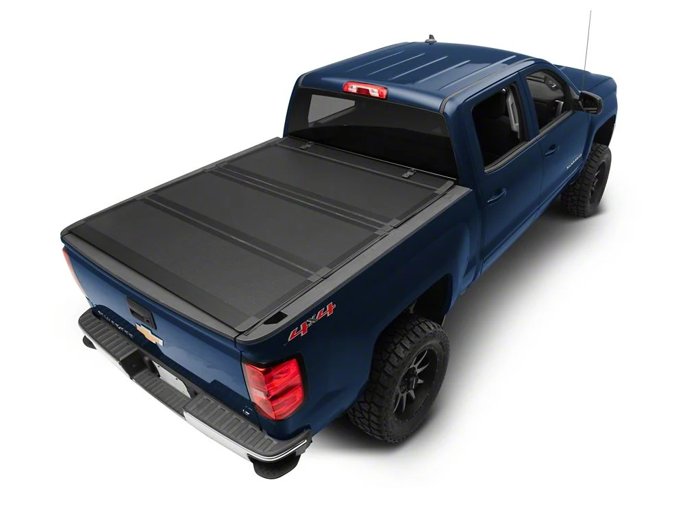 RedRock Low Profile Hard Tri-Fold Tonneau Cover (14-18 Silverado 1500 w/ 5.80-Foot Short Box) - Image 7