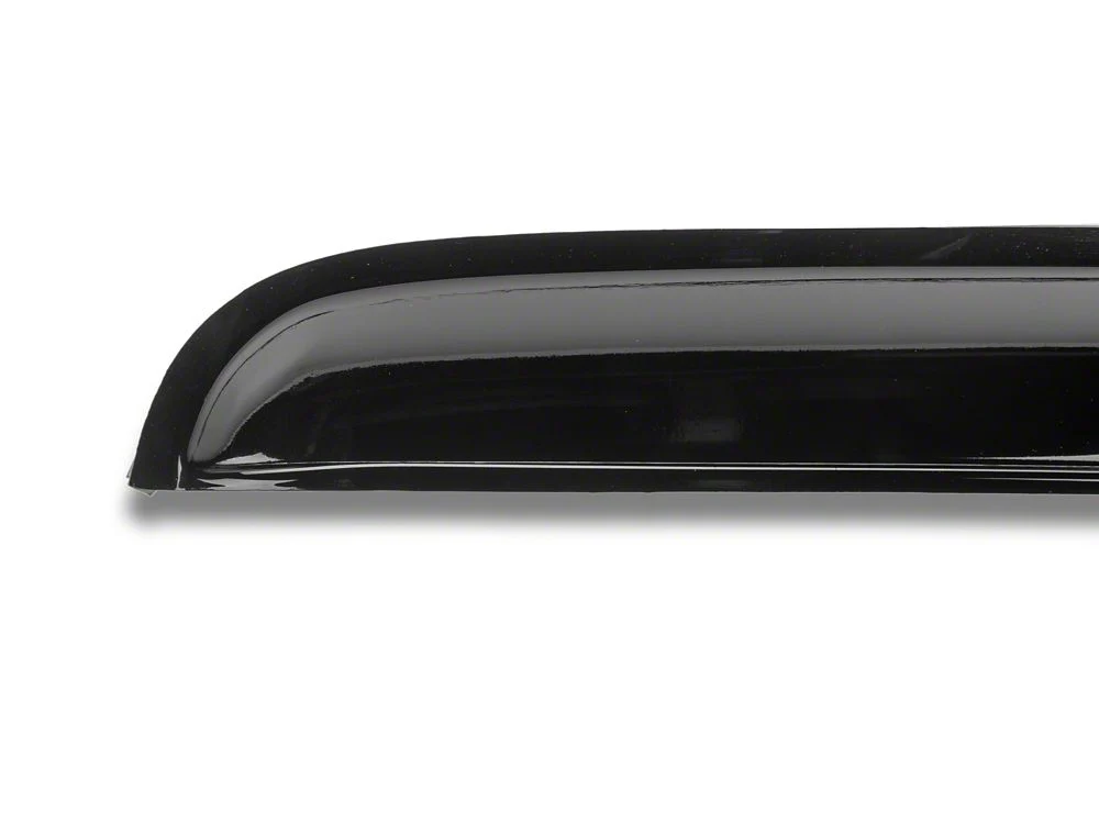 RedRock Low Profile Window Deflectors; Front and Rear; Gloss Black (16-23 Tacoma Double Cab) - Image 9