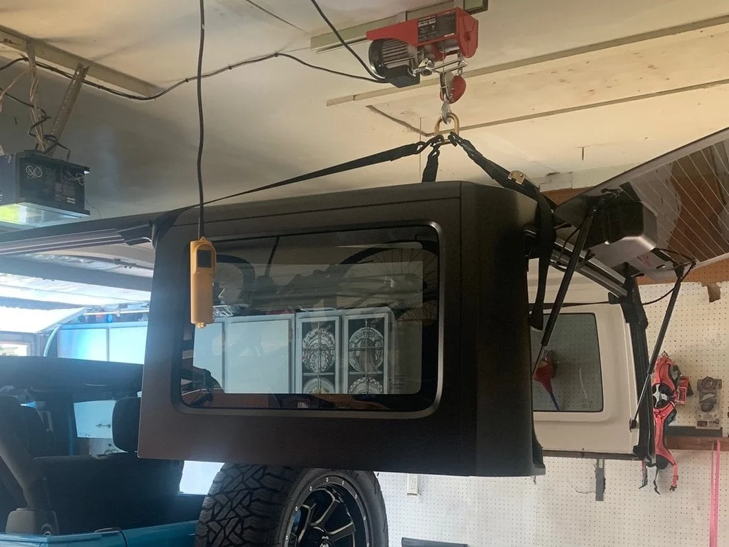 RedRock Manual Hard Top Hoist (07-18 Jeep Wrangler JK 4-Door) - Image 11