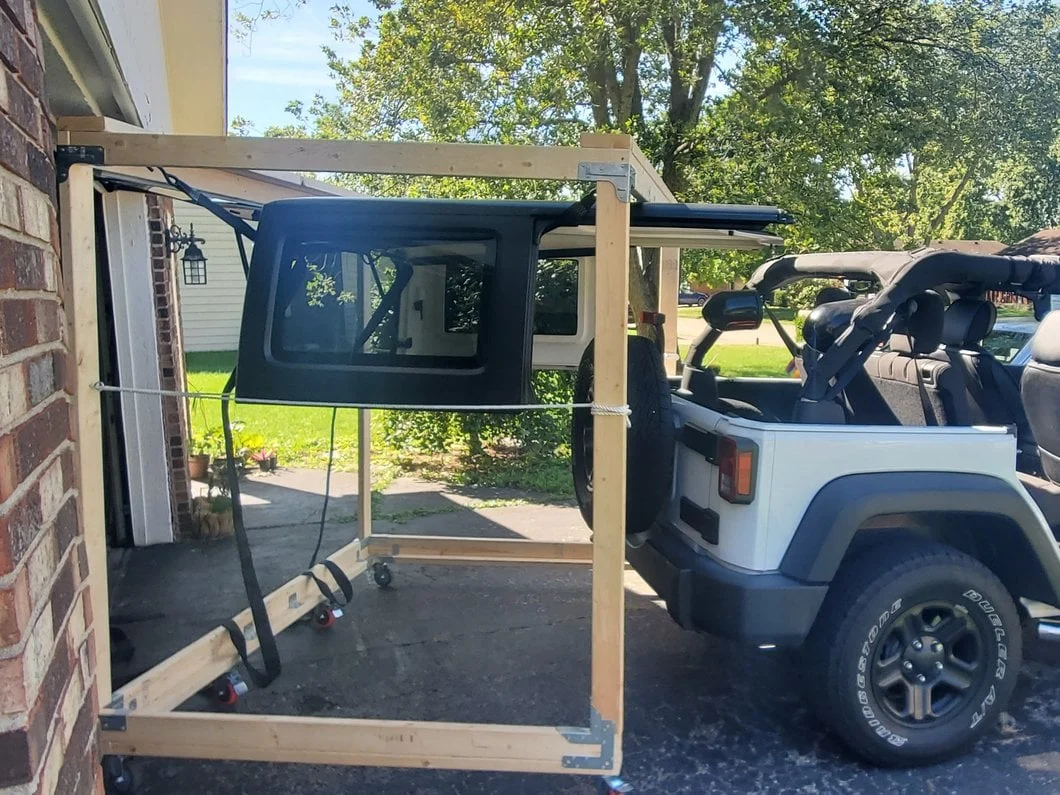 RedRock Manual Hard Top Hoist (07-18 Jeep Wrangler JK 4-Door) - Image 13