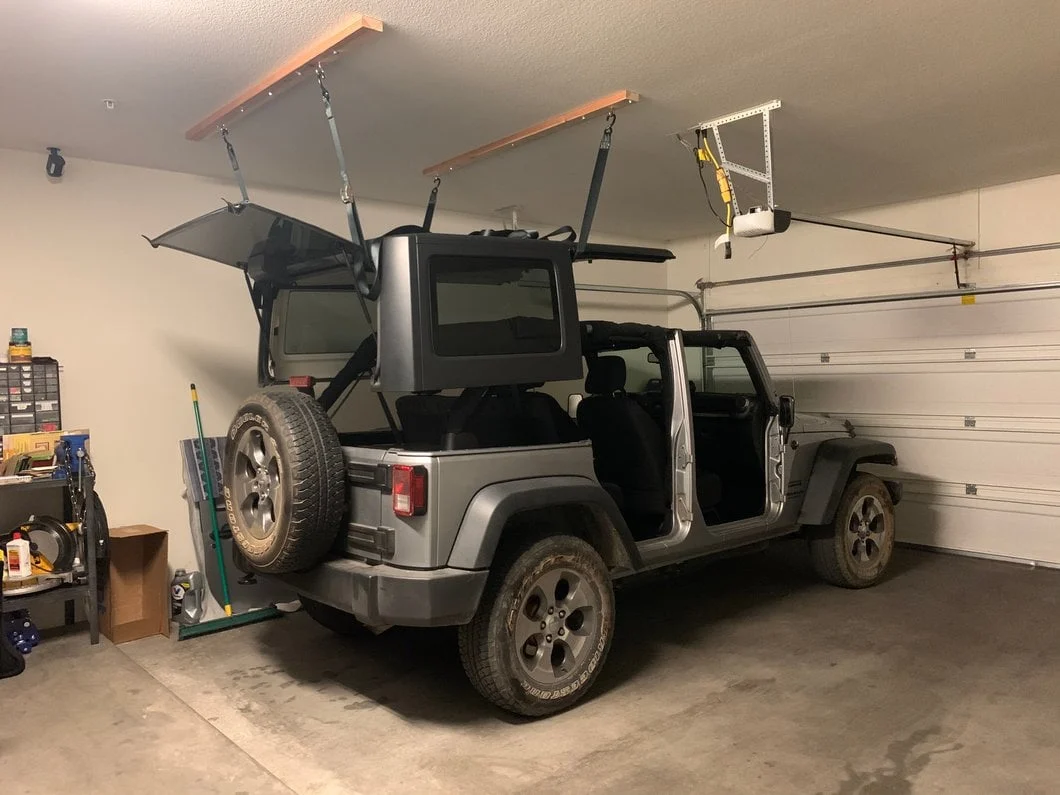 RedRock Manual Hard Top Hoist (07-18 Jeep Wrangler JK 4-Door) - Image 14