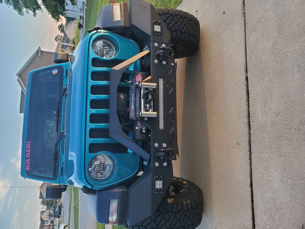 RedRock Max-HD Full Width Winch Front Bumper with Fog Lights and LED Light Bar (18-25 Jeep Wrangler JL) - Image 15