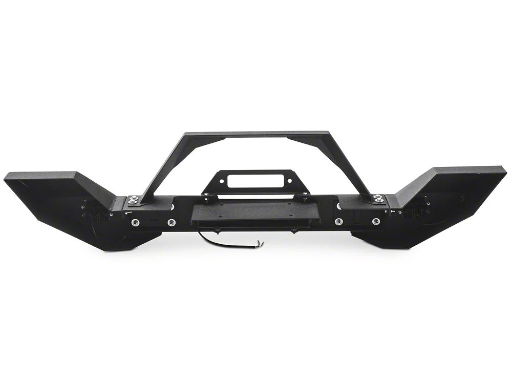 RedRock Max-HD Full Width Winch Front Bumper with Fog Lights and LED Light Bar (20-25 Jeep Gladiator JT) - Image 3