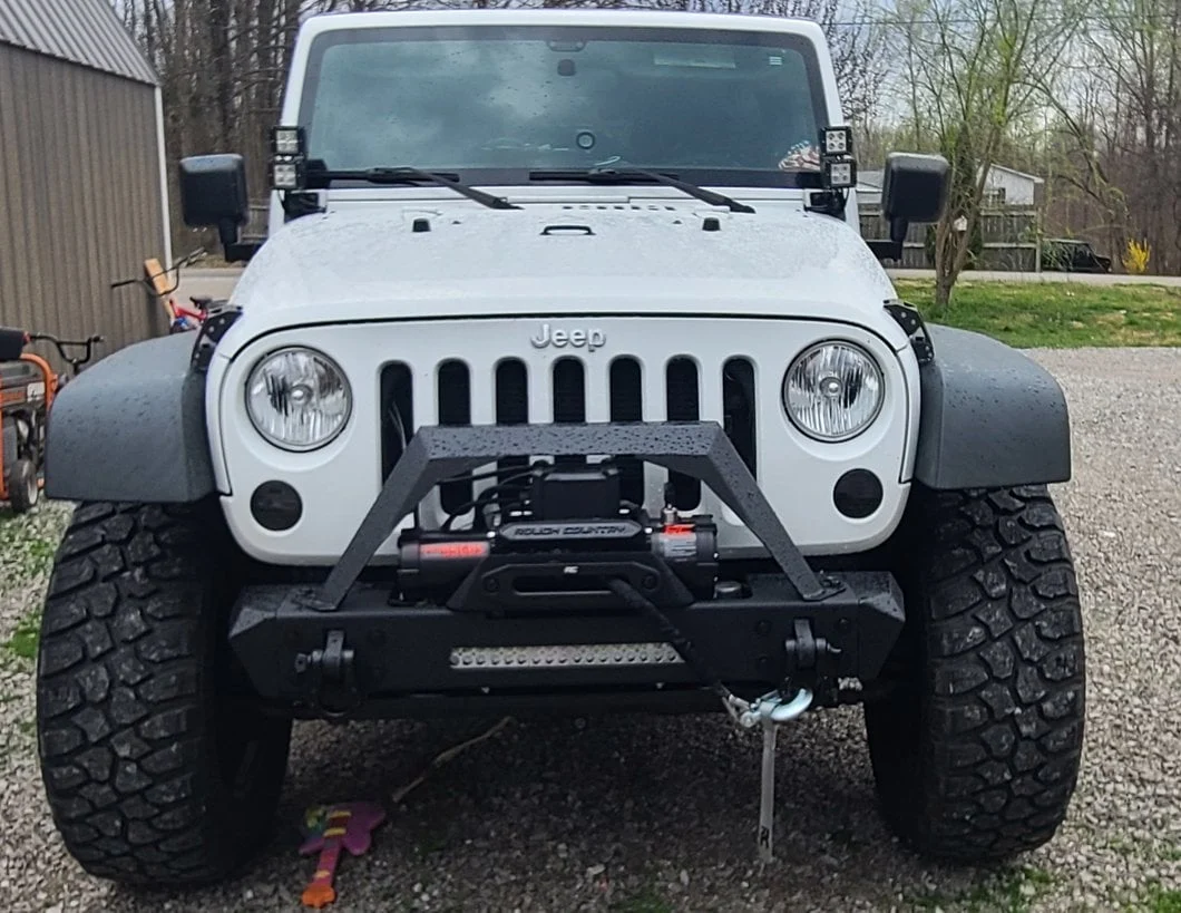 RedRock Max-HD Stubby Winch Front Bumper with LED Light Bar (18-25 Jeep Wrangler JL) - Image 15