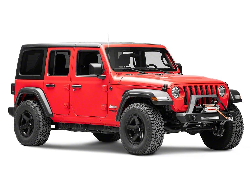 RedRock Max-HD Stubby Winch Front Bumper with LED Light Bar (18-25 Jeep Wrangler JL) - Image 7