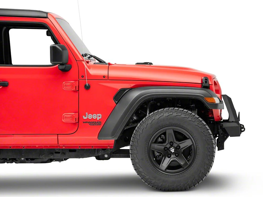 RedRock Max-HD Stubby Winch Front Bumper with LED Light Bar (18-25 Jeep Wrangler JL) - Image 8