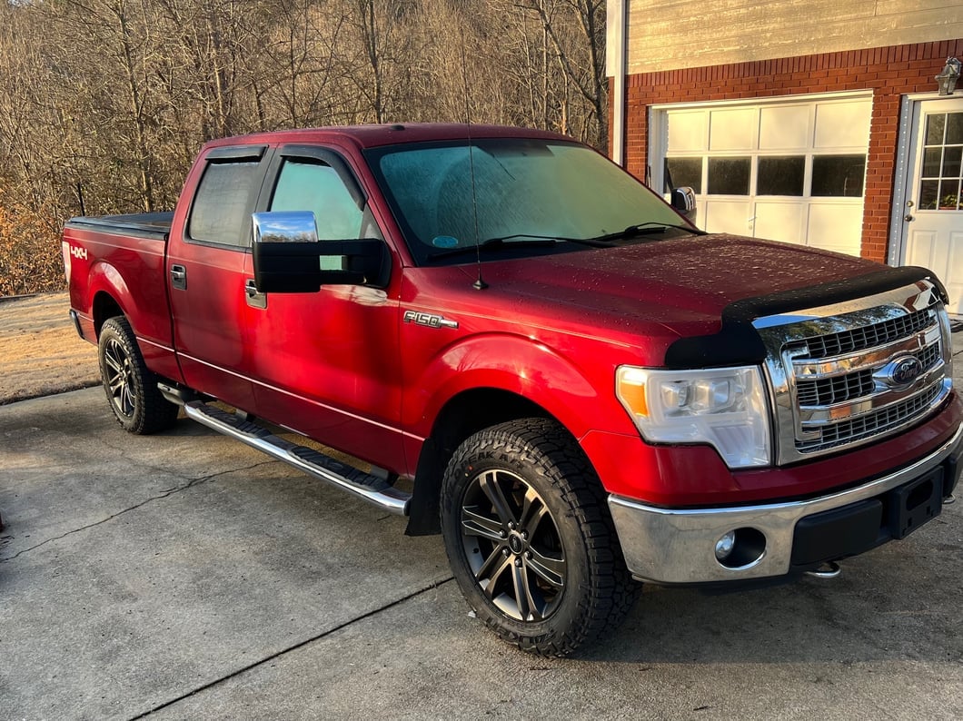 RedRock Memory Power Adjust Heated Manual Foldaway Towing Mirrors with Puddle Lights and Turn Signals; Chrome; Passenger Side (09-14 F-150) - Image 12