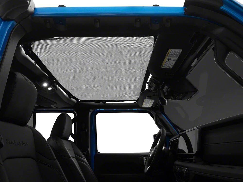 RedRock Mesh Sun Shade; Front; American Flag (24-25 Jeep Wrangler JL) - Image 9