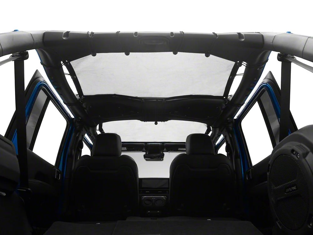 RedRock Mesh Sun Shade; Front and Rear; American Flag (24-25 Jeep Wrangler JL 4-Door) - Image 9