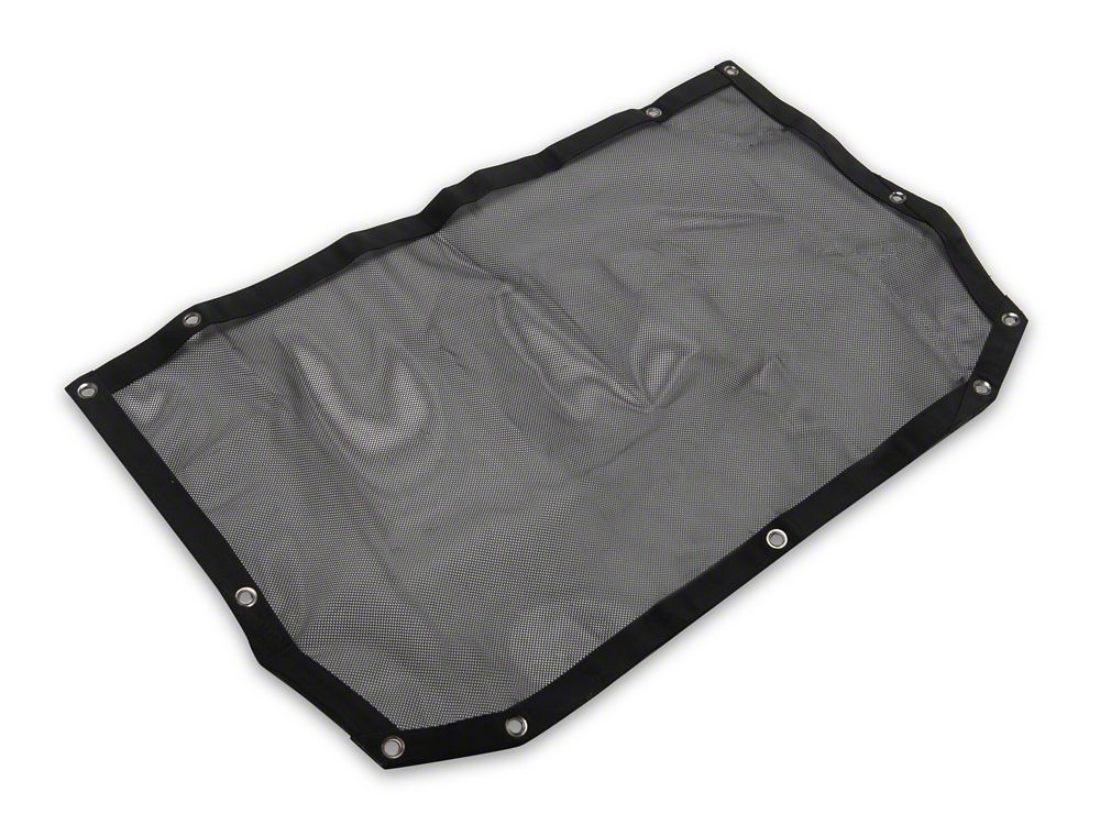 RedRock Mesh Sun Shade; Front; Black (24-25 Jeep Wrangler JL) - Image 2