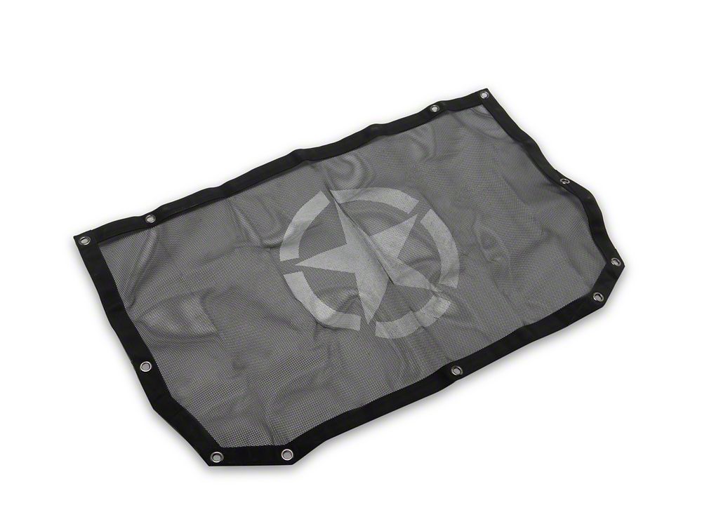 RedRock Mesh Sun Shade; Front; Star (24-25 Jeep Wrangler JL) - Image 2