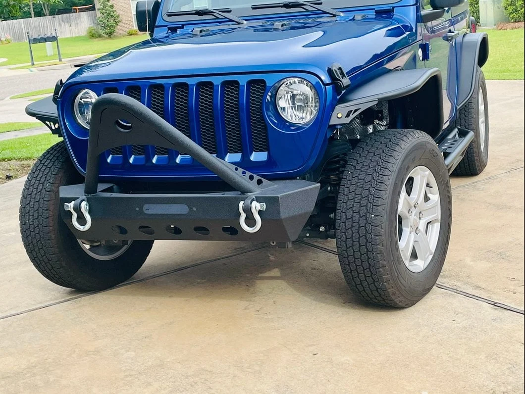RedRock Mid-Width Winch Front Bumper with Stinger (18-25 Jeep Wrangler JL) - Image 14