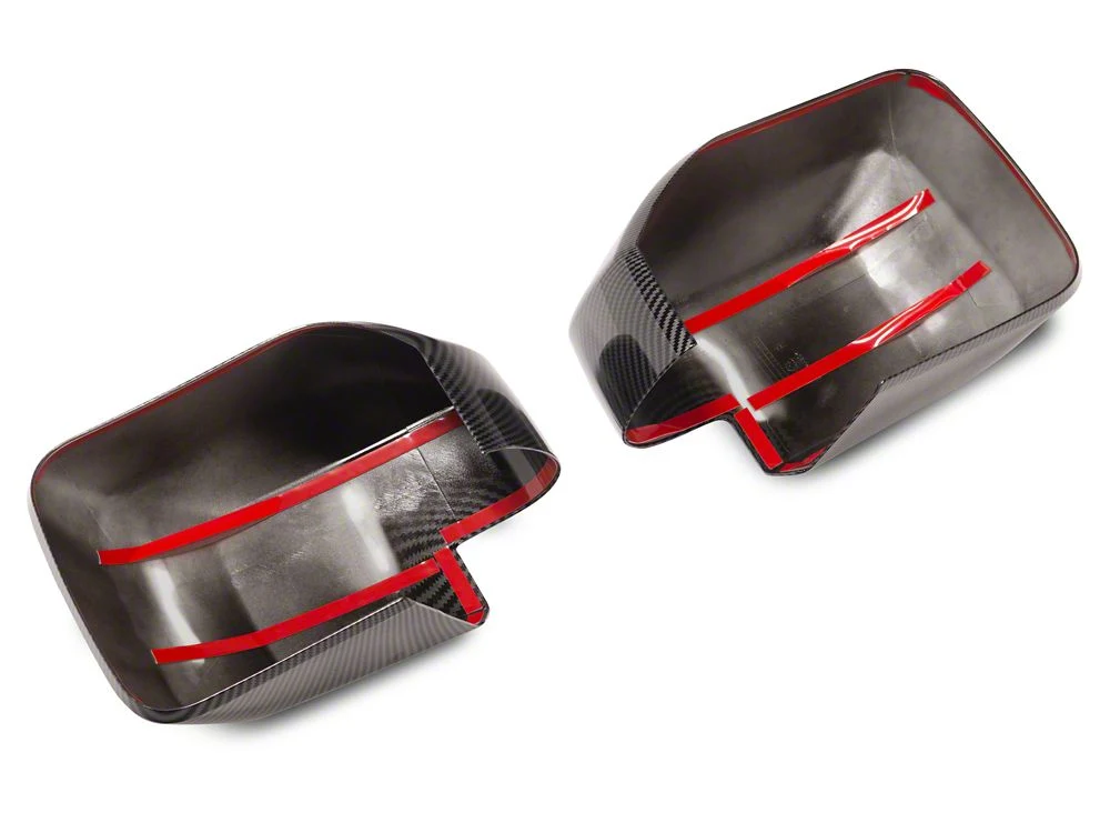 RedRock Mirror Covers; Carbon Fiber (21-25 Bronco) - Image 3