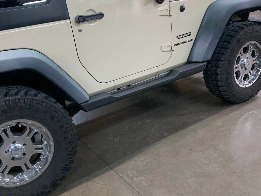 RedRock Molded ABS OE Style Side Step Bars (07-18 Jeep Wrangler JK 2-Door) - Image 9