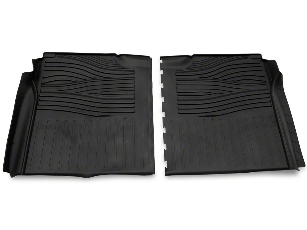 RedRock Molded Front and Rear Floor Liners; Black (15-25 F-150 SuperCrew) - Image 6