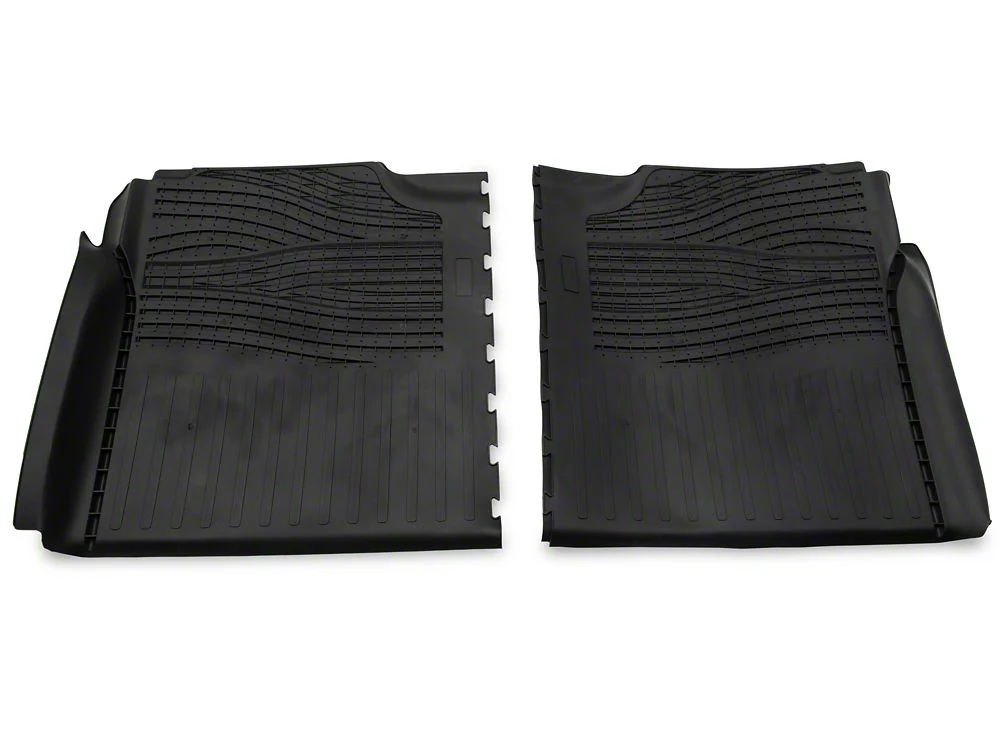 RedRock Molded Front and Rear Floor Liners; Black (15-25 F-150 SuperCrew) - Image 8