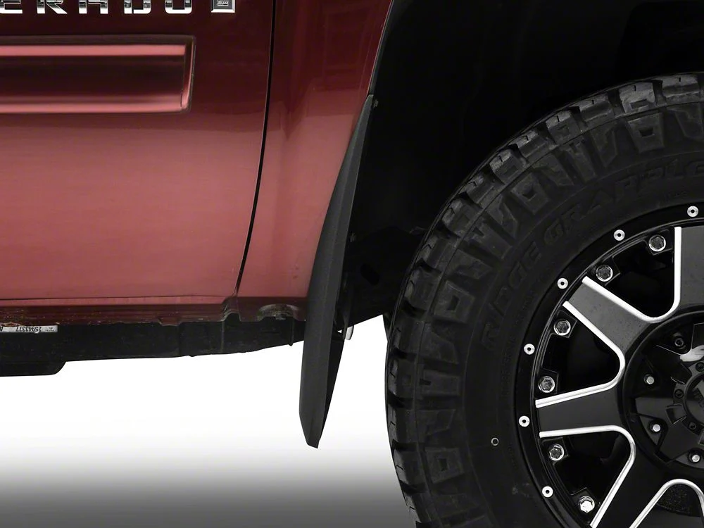 RedRock Molded Mud Guards; Front and Rear (07-13 Silverado 1500 w/o OE Fender Flares) - Image 4