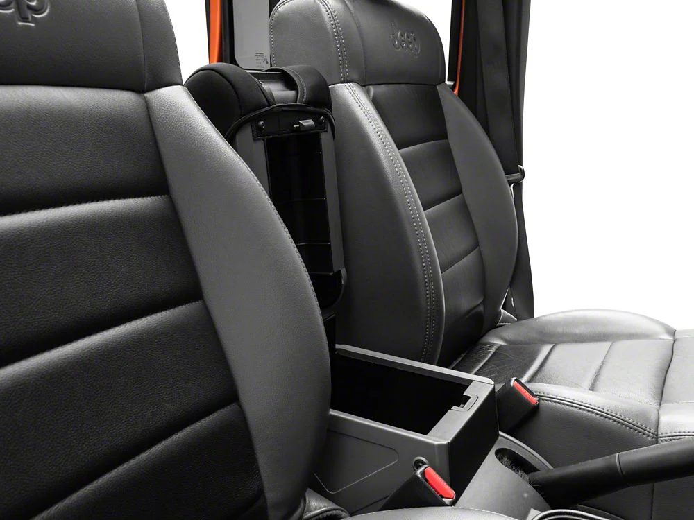 RedRock Neoprene Center Console Cover; Black (11-18 Jeep Wrangler JK) - Image 3