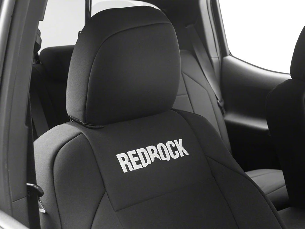 RedRock Neoprene Front and Rear Seat Covers; Black (16-23 Tacoma Double Cab) - Image 9