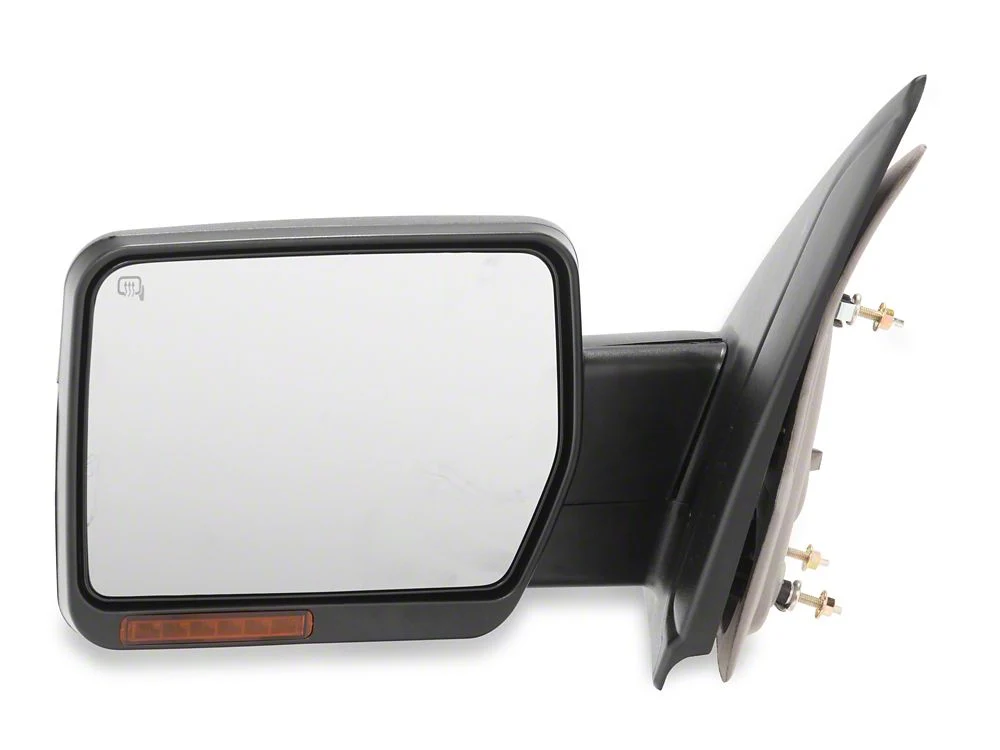 RedRock OE Style Powered Heated Mirror with Amber LED Turn Signal; Driver Side (07-14 F-150) - Image 2