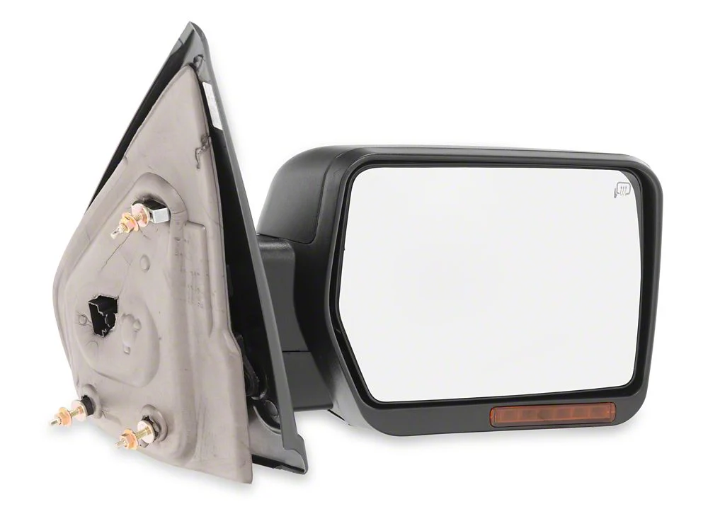 RedRock OE Style Powered Heated Mirror with Amber LED Turn Signal; Passenger Side (07-14 F-150) - Image 2