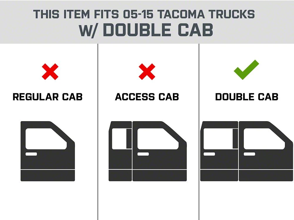 RedRock OEM Style Side Step Bars (05-23 Tacoma Double Cab) - Image 11