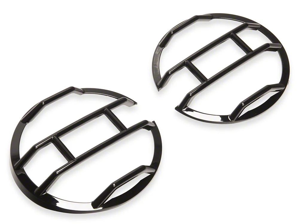 RedRock Off Road Headlight Guards; Black (21-25 Bronco) - Image 2