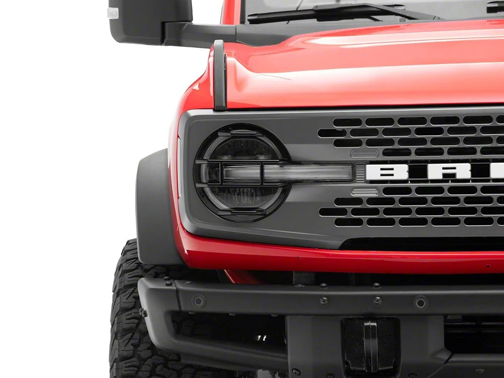 RedRock Off Road Headlight Guards; Black (21-25 Bronco) - Image 7