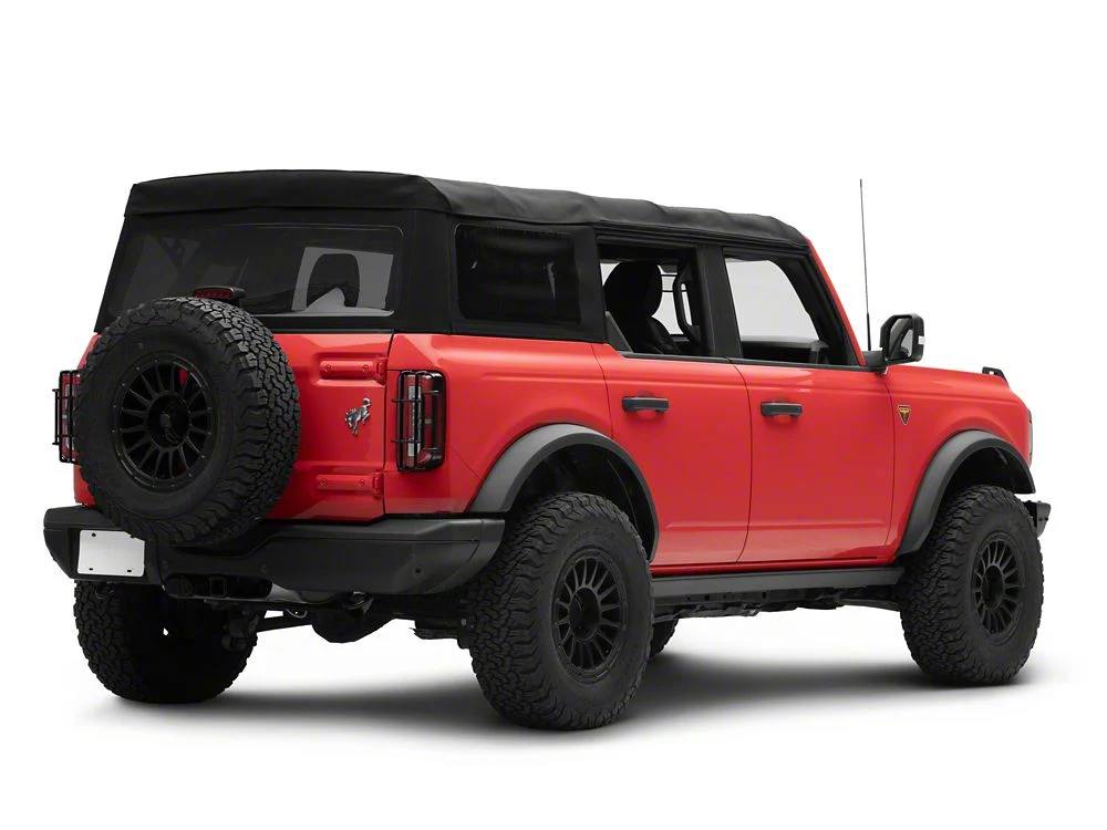 RedRock Off Road Tail Light Guards; Black (21-25 Bronco w/ Factory LED Tail Lights, Excluding Raptor) - Image 4