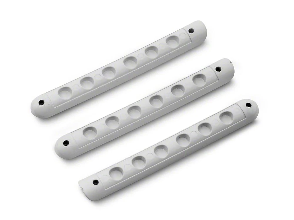 RedRock Old Glory Door Handle Inserts; Red, White and Blue (07-18 Jeep Wrangler JK 2-Door) - Image 3