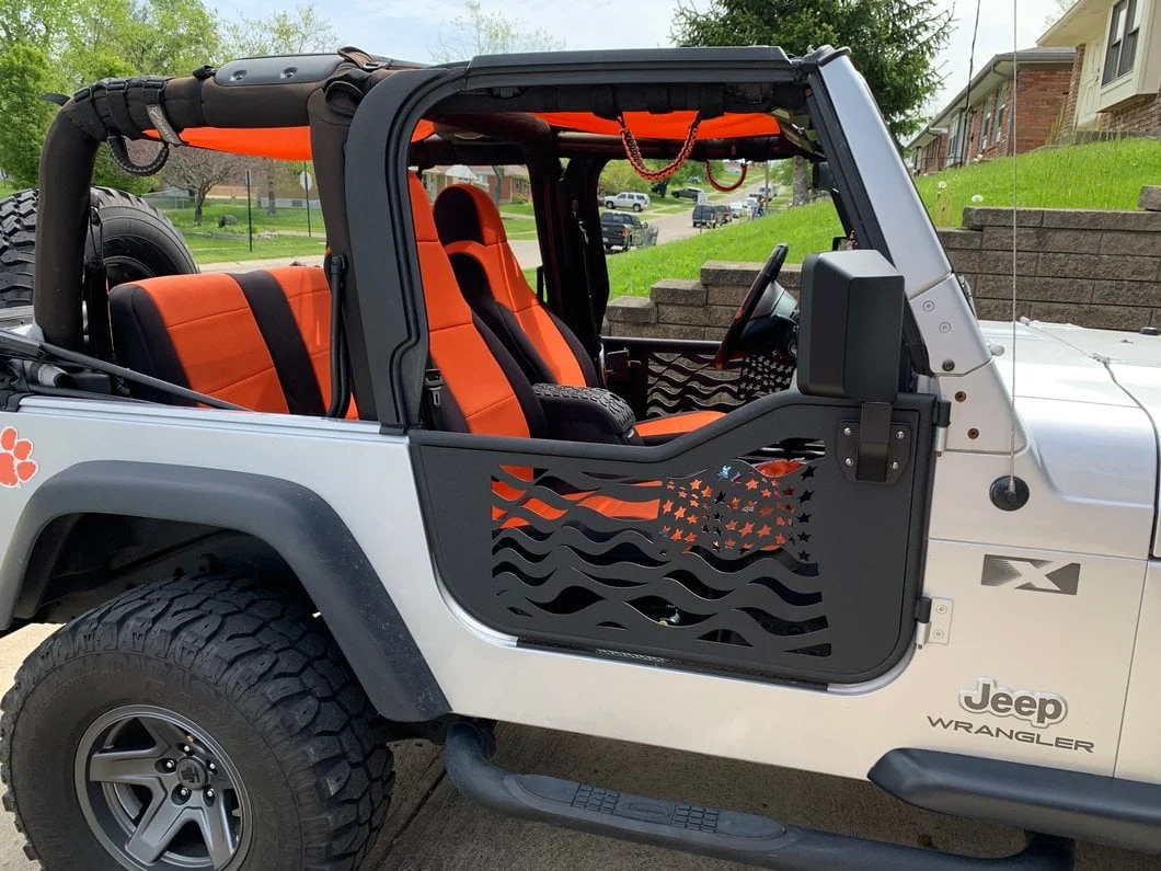 RedRock Old Glory Doors with Mirrors (97-06 Jeep Wrangler TJ) - Image 10