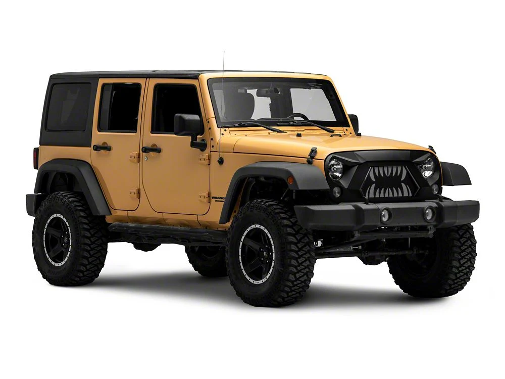 RedRock Open Wide Grille with LED DRL (07-18 Jeep Wrangler JK) - Image 12