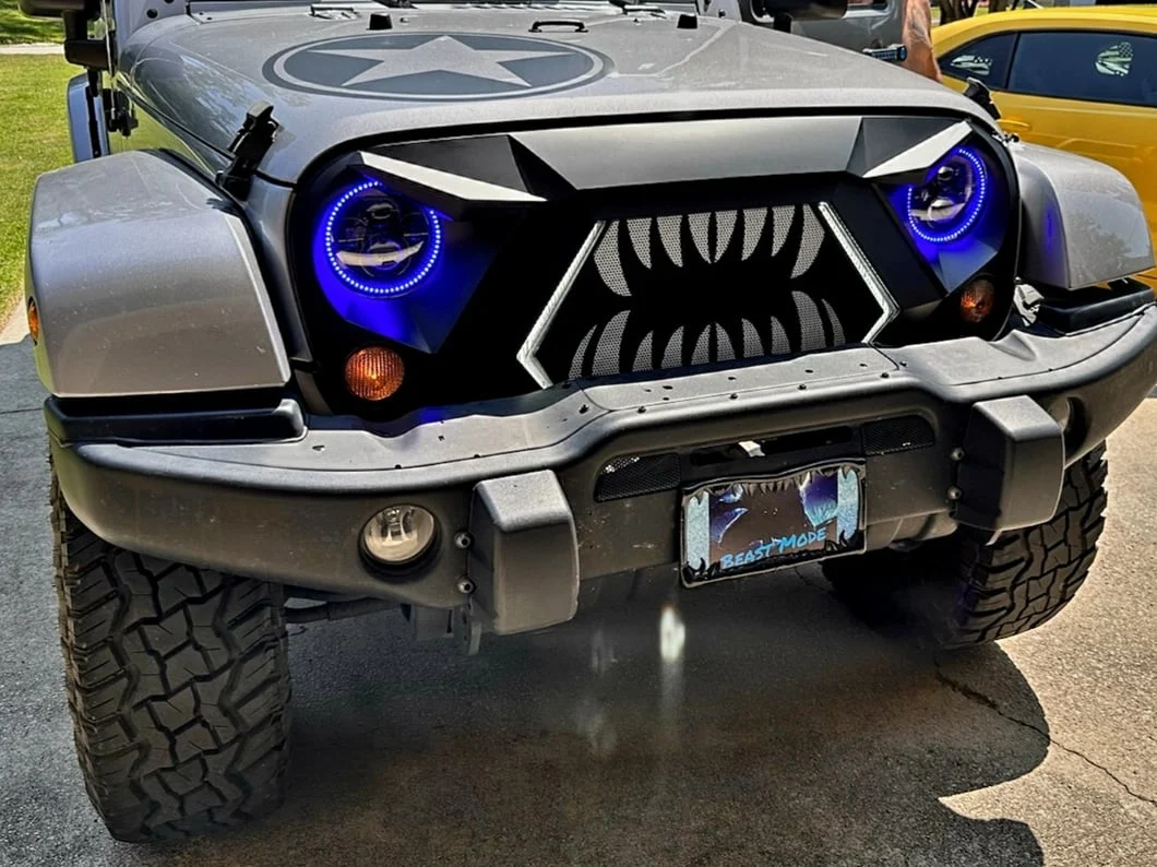 RedRock Open Wide Grille with LED DRL (07-18 Jeep Wrangler JK) - Image 17
