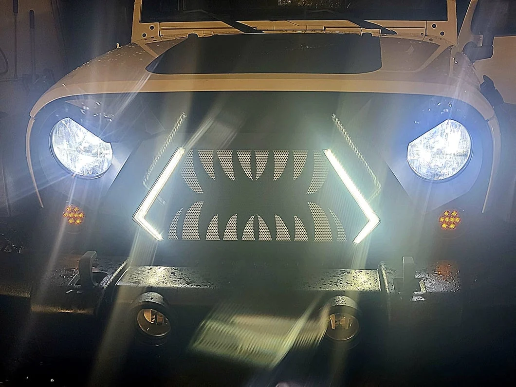 RedRock Open Wide Grille with LED DRL (07-18 Jeep Wrangler JK) - Image 18