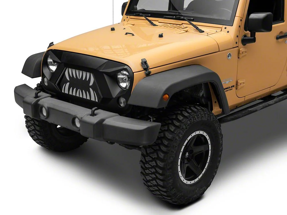 RedRock Open Wide Grille with LED DRL (07-18 Jeep Wrangler JK) - Image 7