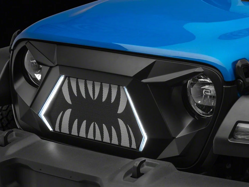 RedRock Open Wide Grille with LED DRL (20-25 Jeep Gladiator JT w/o TrailCam) - Image 4