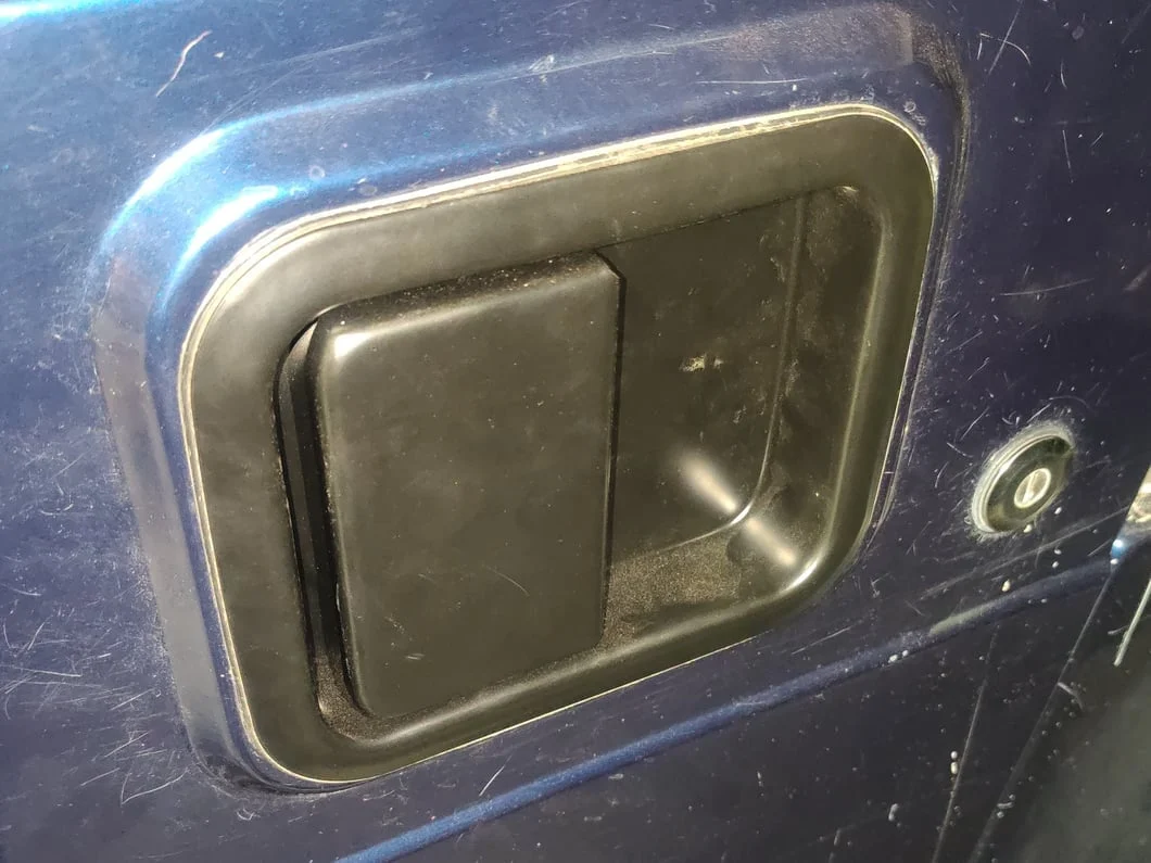 RedRock Paddle Door Handle; Driver Side; Black (76-06 Jeep CJ7, Wrangler YJ & TJ) - Image 11