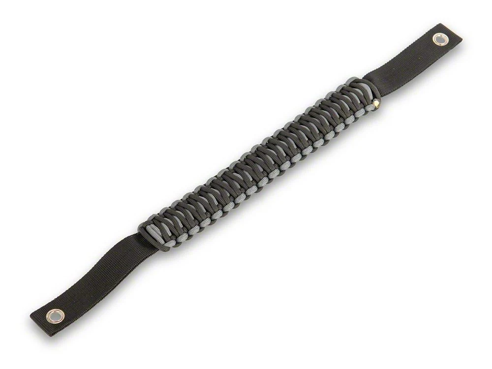 RedRock Paracord Grab Handle; Black and Gray (21-25 Bronco) - Image 3
