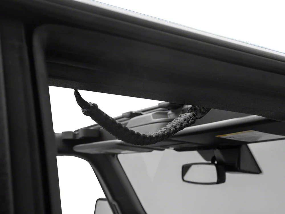 RedRock Paracord Grab Handles; Black (21-25 Bronco) - Image 5