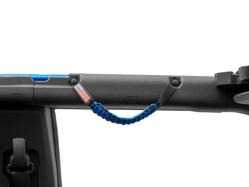 RedRock Paracord Grab Handles; Blue (21-25 Bronco) - Image 6