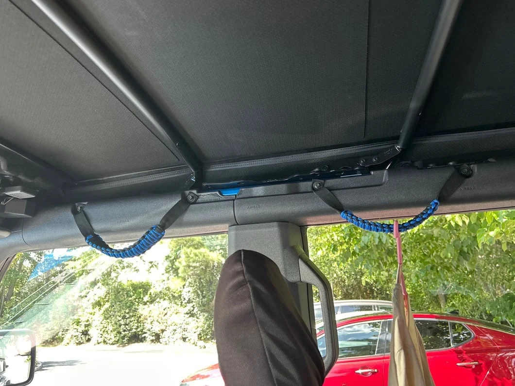 RedRock Paracord Grab Handles; Front and Rear: Blue (21-25 Bronco 4-Door) - Image 9